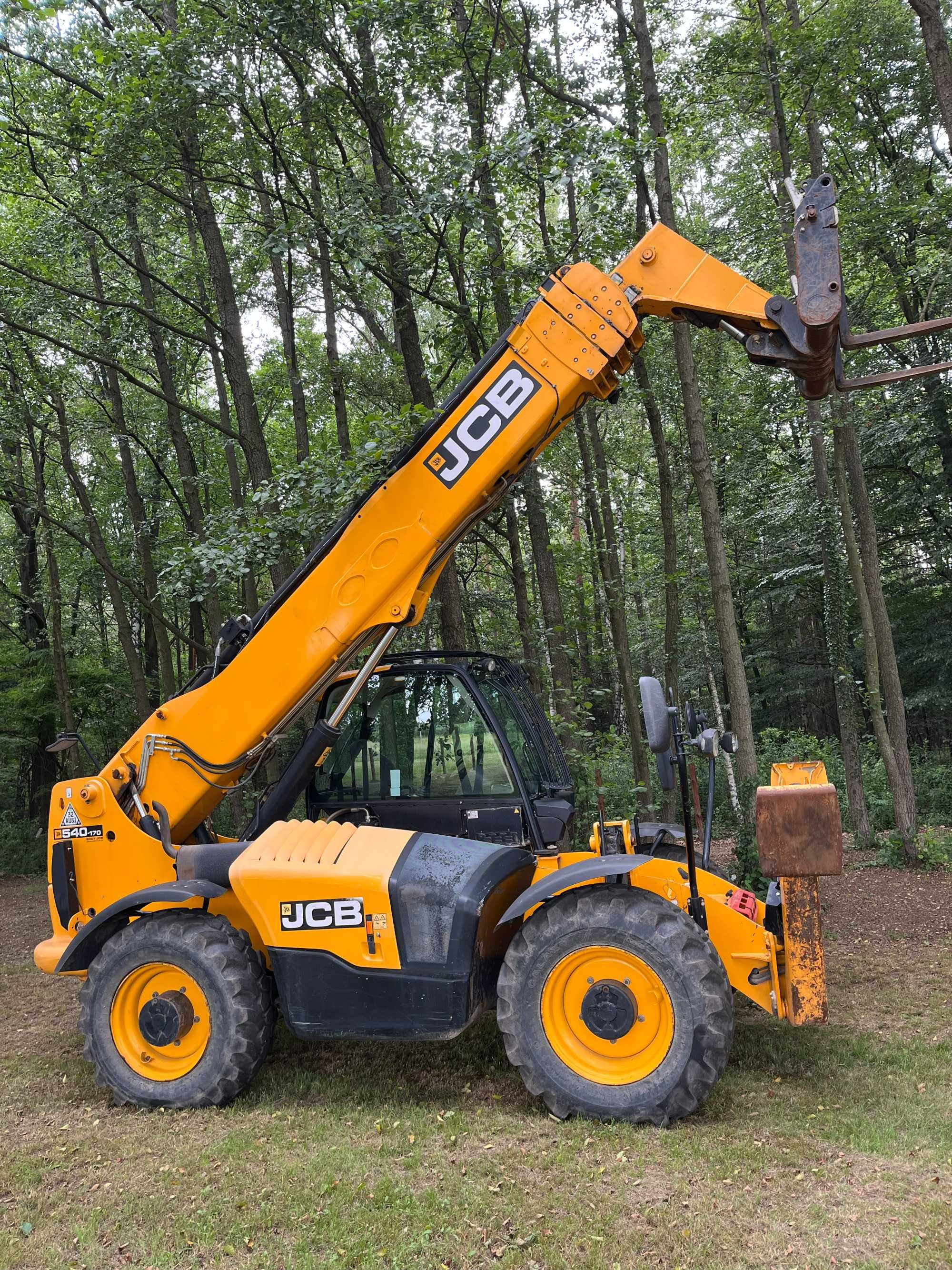 JCB 540-170 Ładowarka Teleskopowa KLIMA Widły Hydrauliczne 2018r