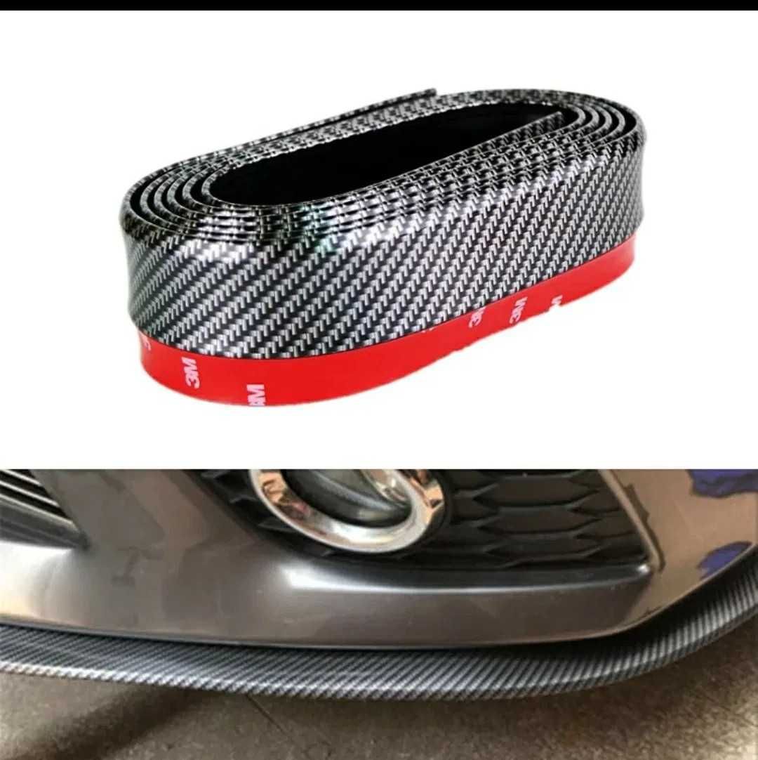 Сплиттер накладка универсальная губа под карбон Samurai Lip Spoiler