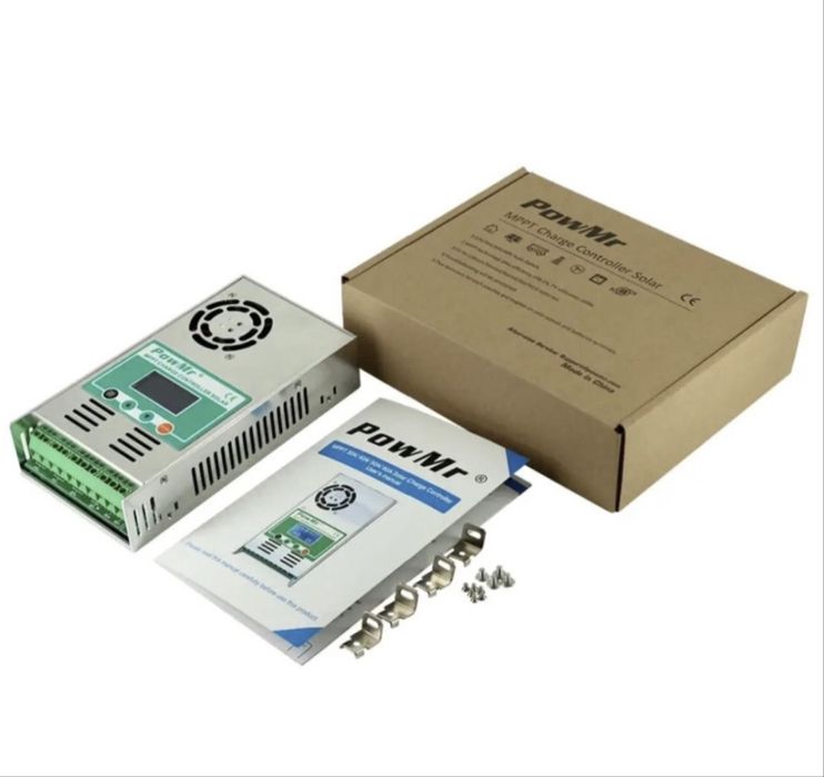 Контролер заряду PowMR 60A MPPT 12V 24V 36V 48V для li-ion lifepo4