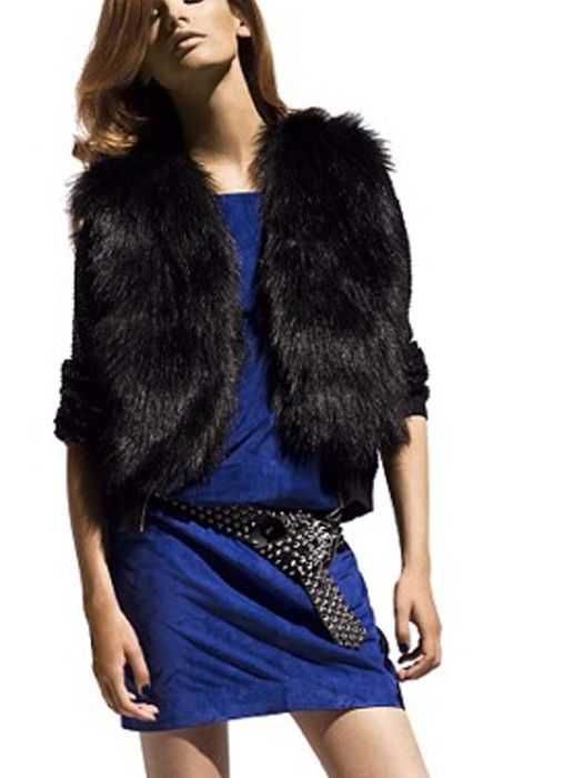 Jimmy Choo for H&M Gilet Black Faux S-M жилет из модакрила