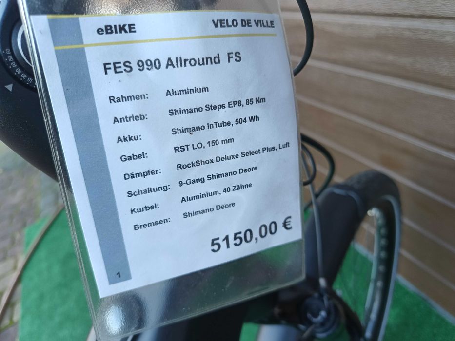 Rower Full Velo de Ville FES 990 27,5" Shimano EP8 Deore RockShox NOWY