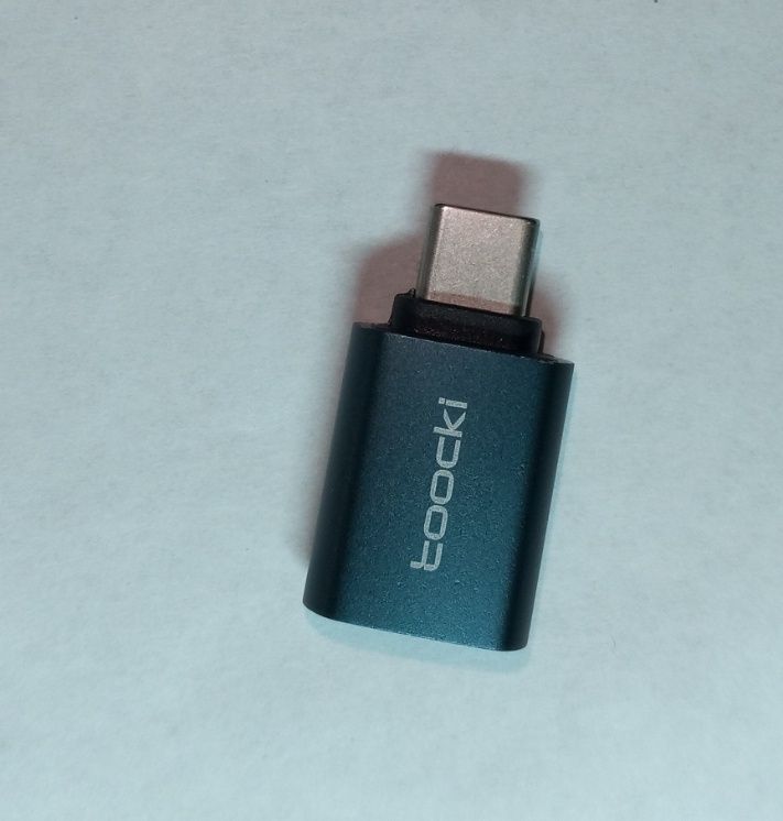 Адаптер Toocki OTG USB 3.0-type c, переходник USB-USB Type C