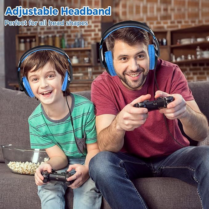 rockpapa comfort +  słuchawki nauszne niebieskie vv