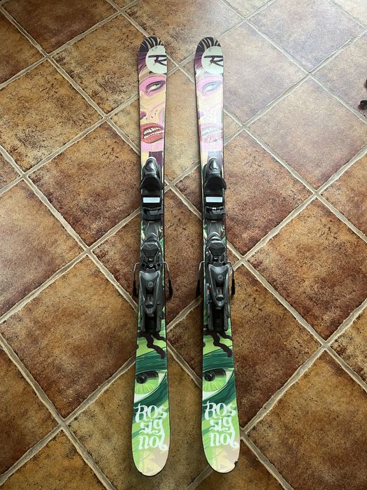 Rossignol Twin Tip 138 cm + wiązania Axium 100 (regulowane)