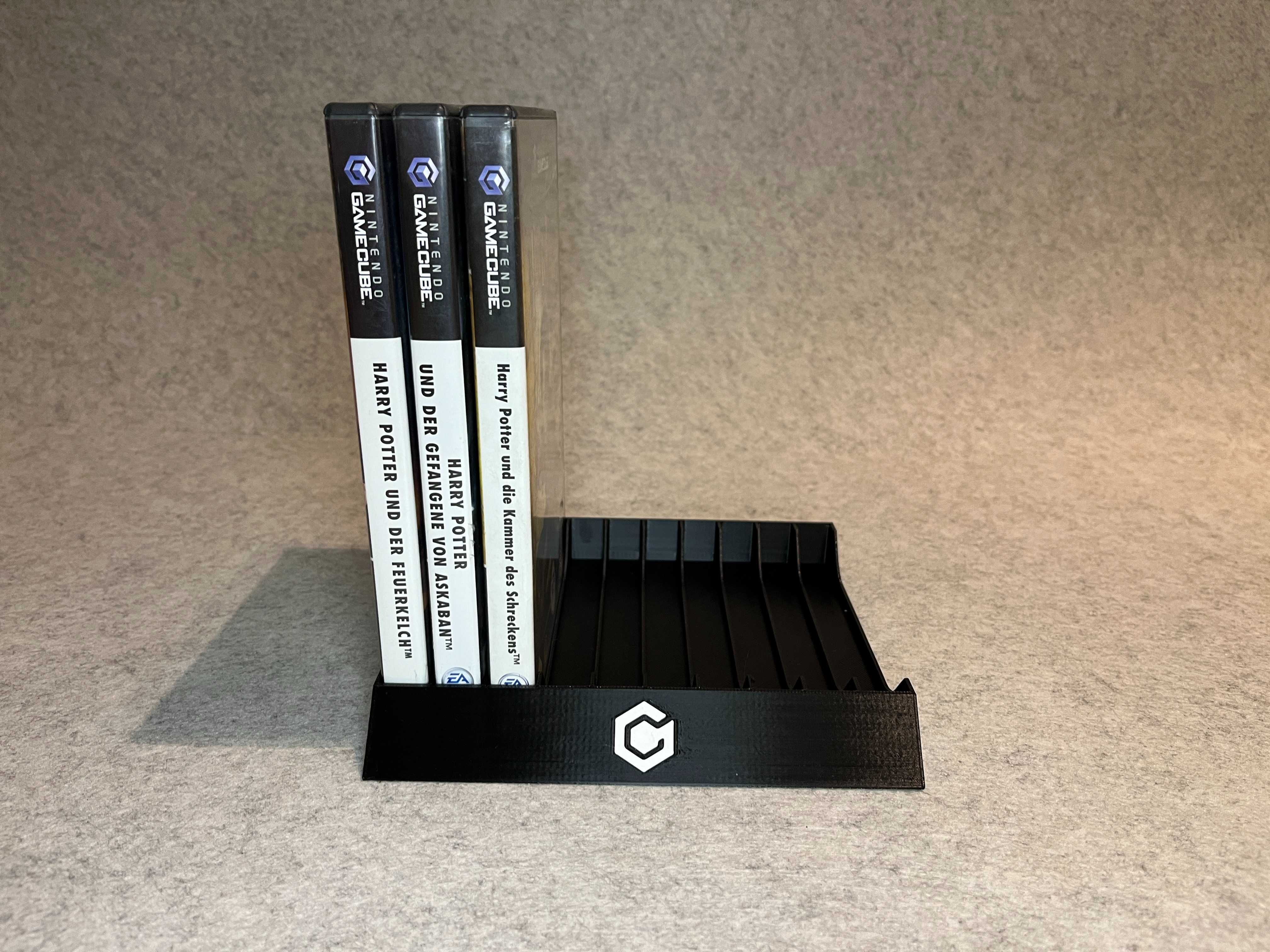 Stojak podstawka na gry do konsoli Nintendo Gamecube