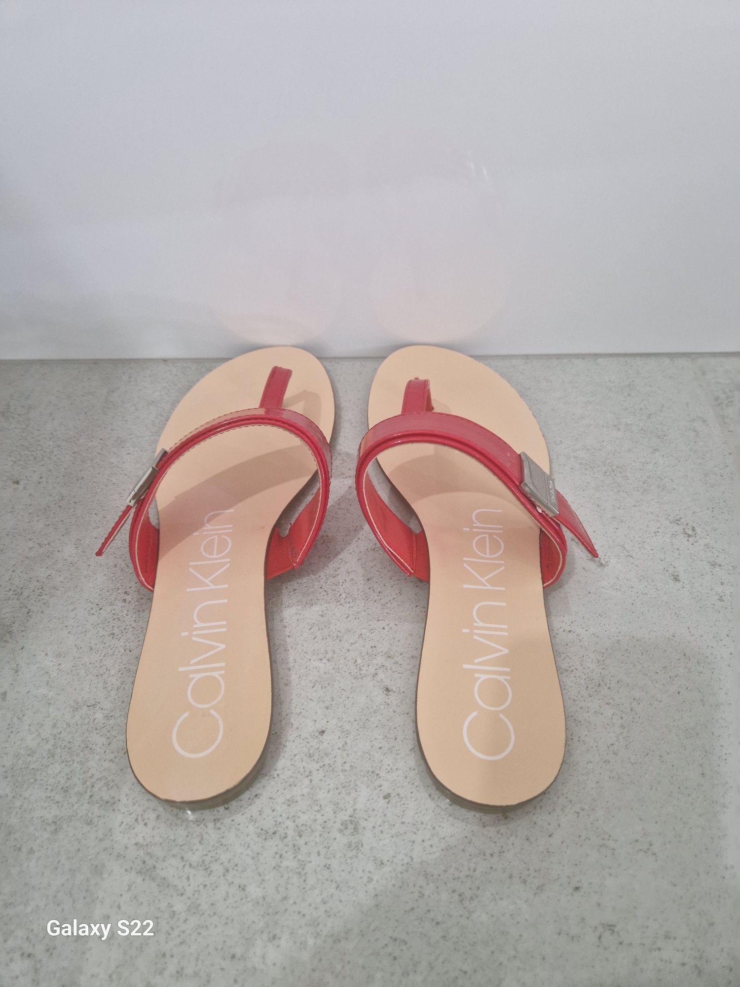Calvin klein klapki r.39