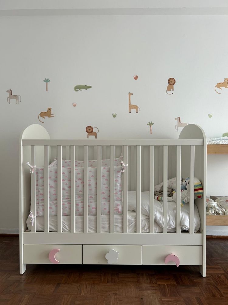 Berço Ikea Gonatt 60*120cm com colchao