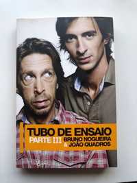 Livro "Tubo de Ensaio - Parte III" de Bruno Nogueira e João Quadros