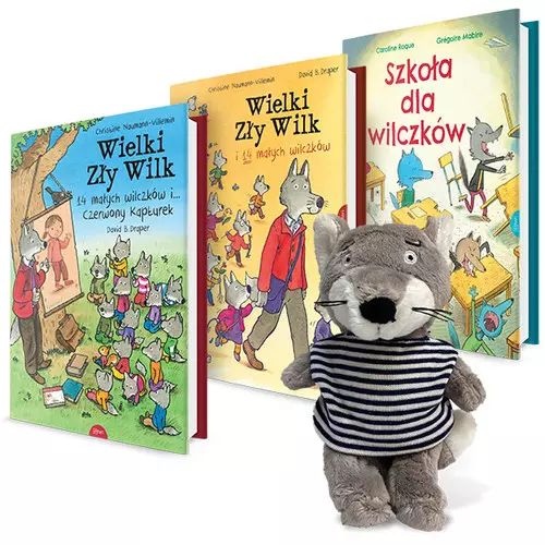 Wielki zły wilk zestaw książeczek. Esteri