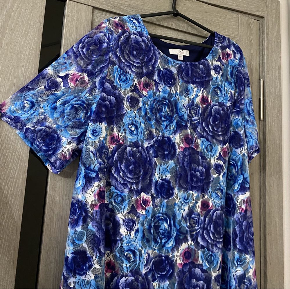 Шикарная блуза большого размера блуза в цветы