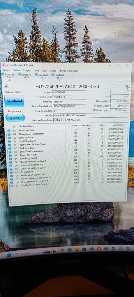 HDD HGST 2TB, 7200rpm