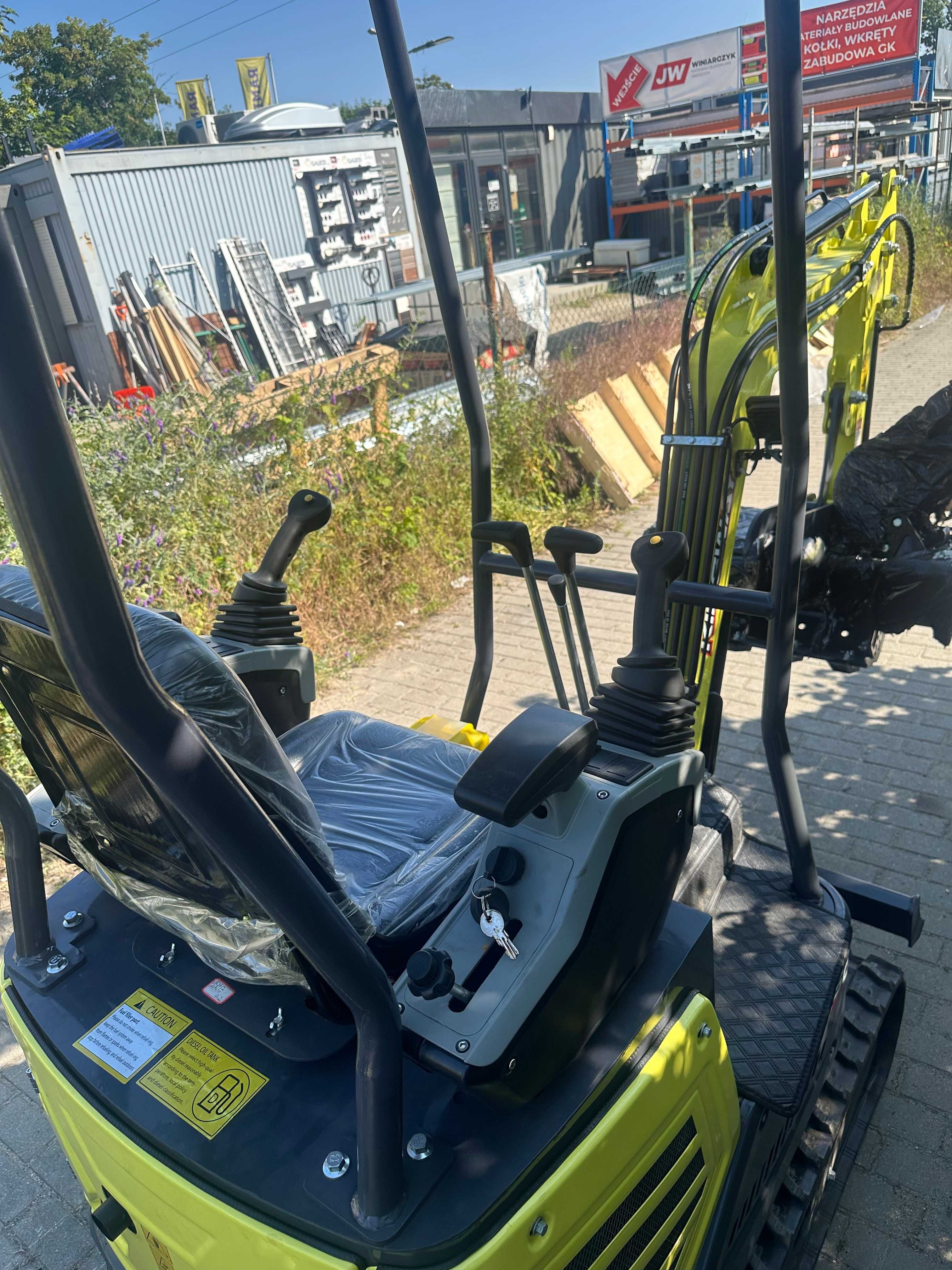 NOWA Minikoparka KINGWAY Yama SV 10 JOISTICKI 3 łyżki Ramię SKR KCIUK