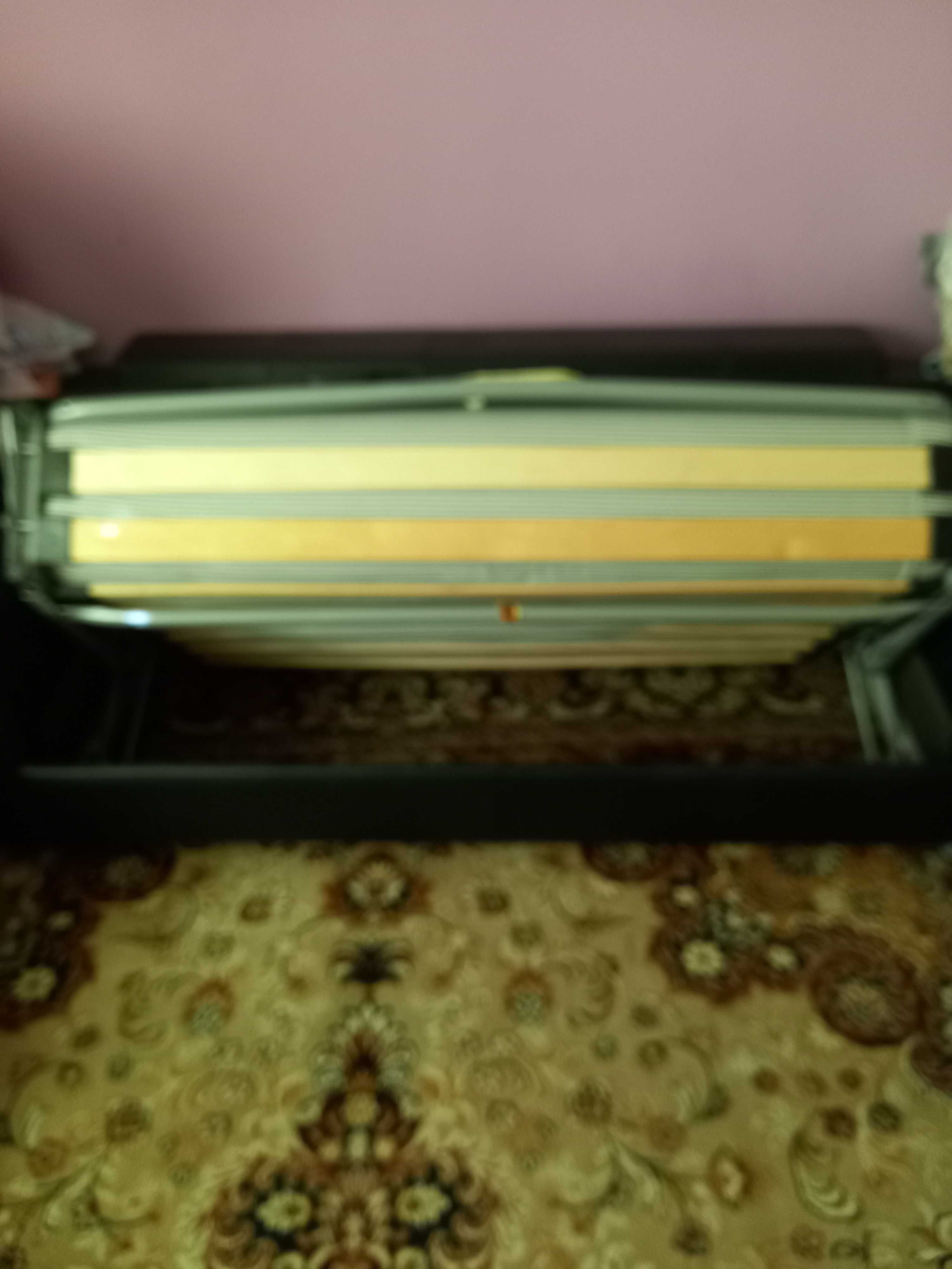 Sofa skòrzana czarna