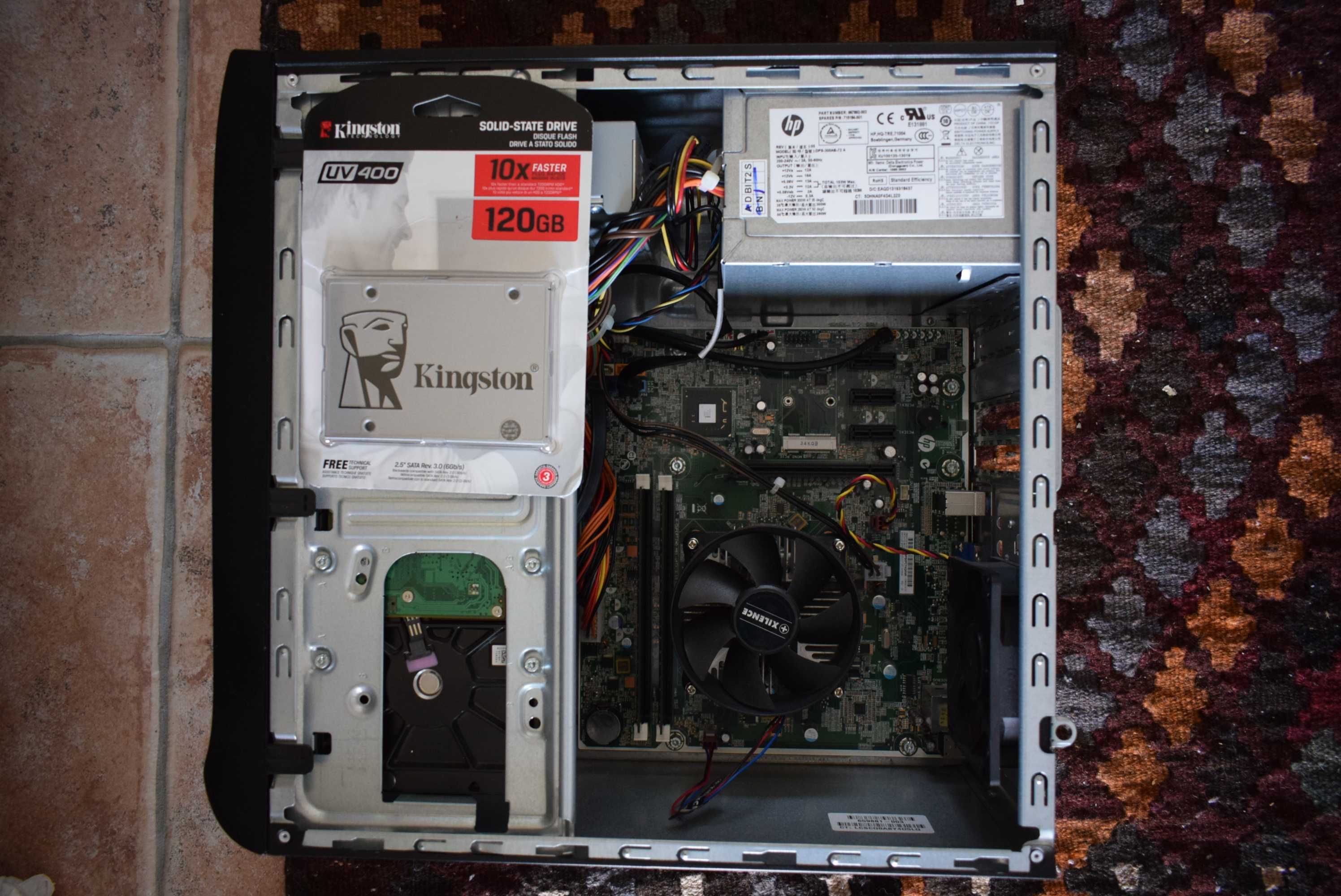 PC HP 3500 MT Intel I5 3470, 8 DDR3, Disco de 1000GB HDD, SSD Kingston