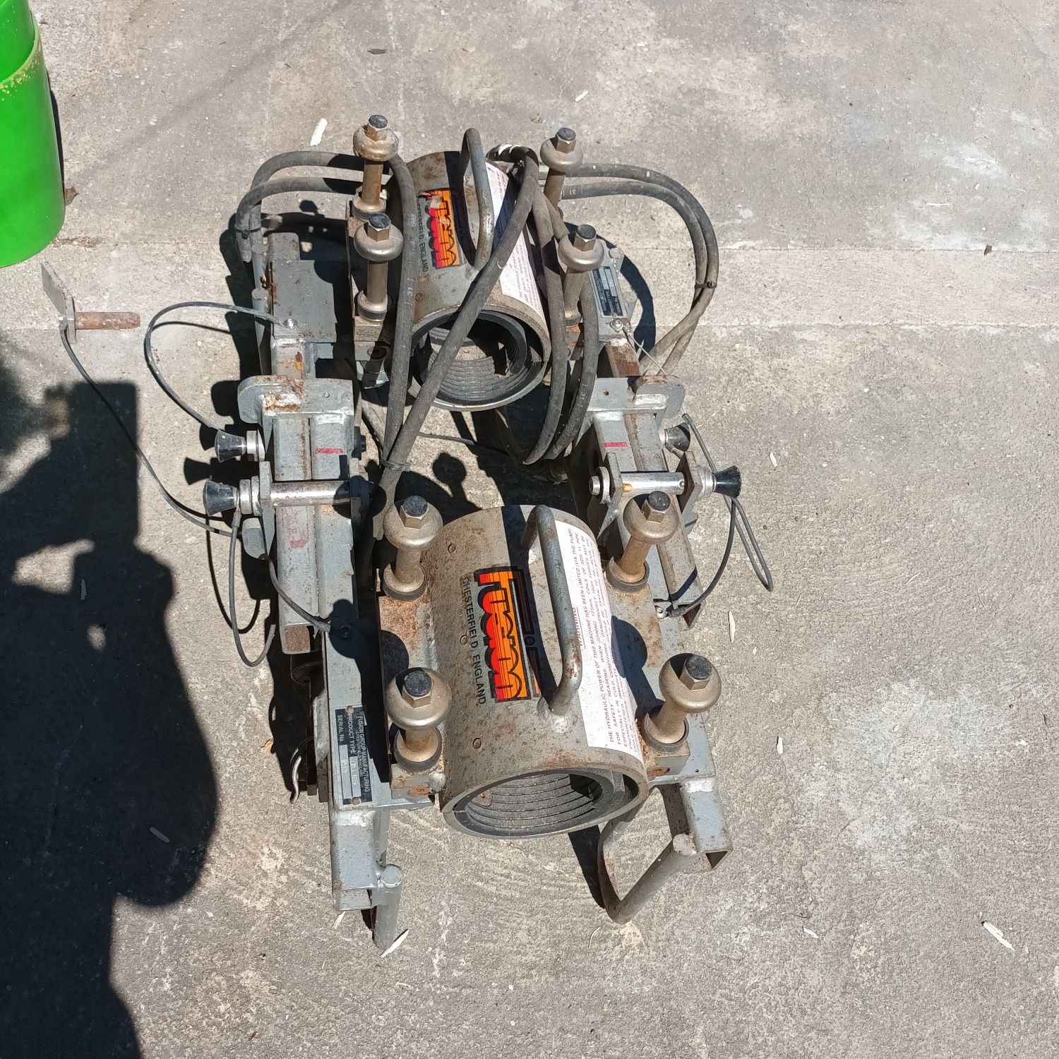 Máquina de soldadura topo a topo