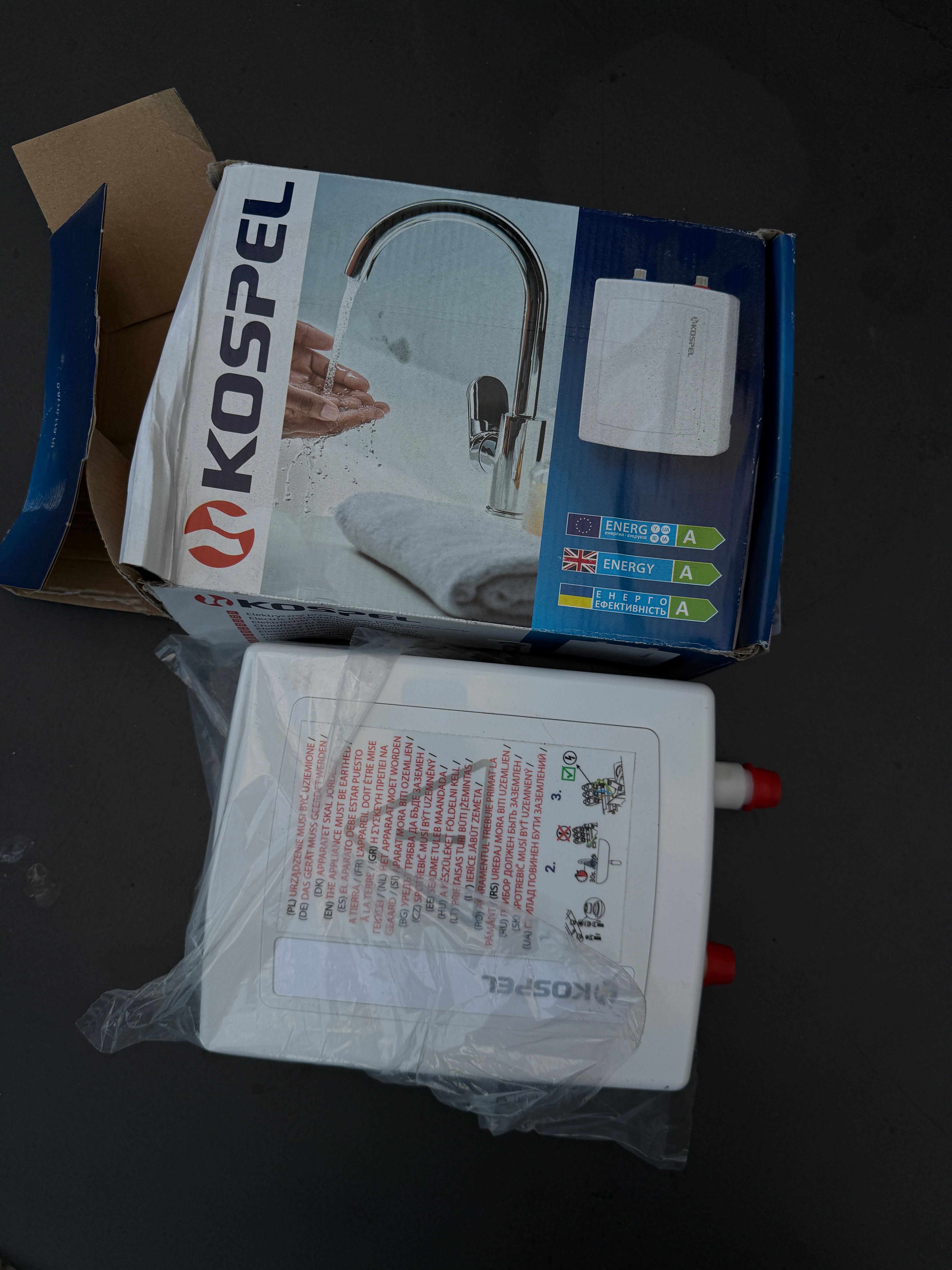 Elektryczny przepływowy ogrzewacz wody EPO2-6.2 KOSPEL