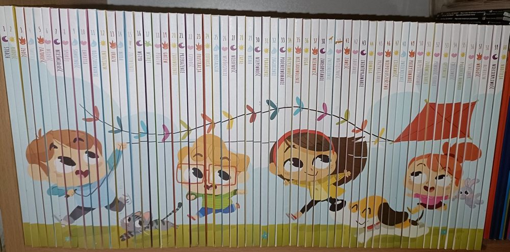 Pełna kolekcja książek Świat Emocji 60szt