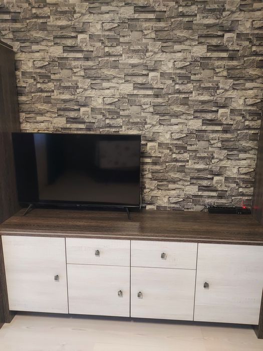 Zestaw mebli Monaco komoda, słupek, szafa, stół