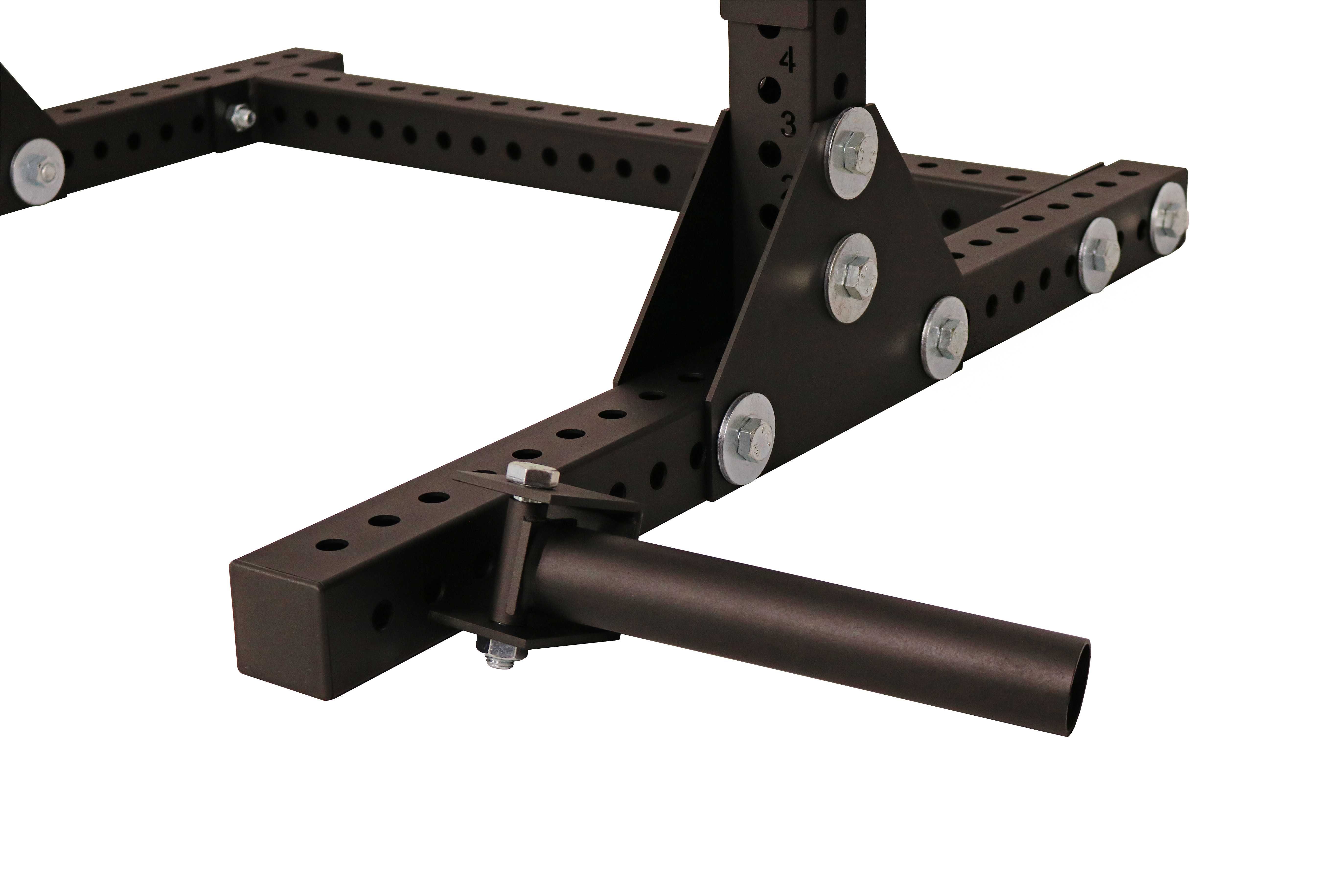 HALF RACK 80x80x3 + stacja DIP + landmine + belki / klatka siłownia