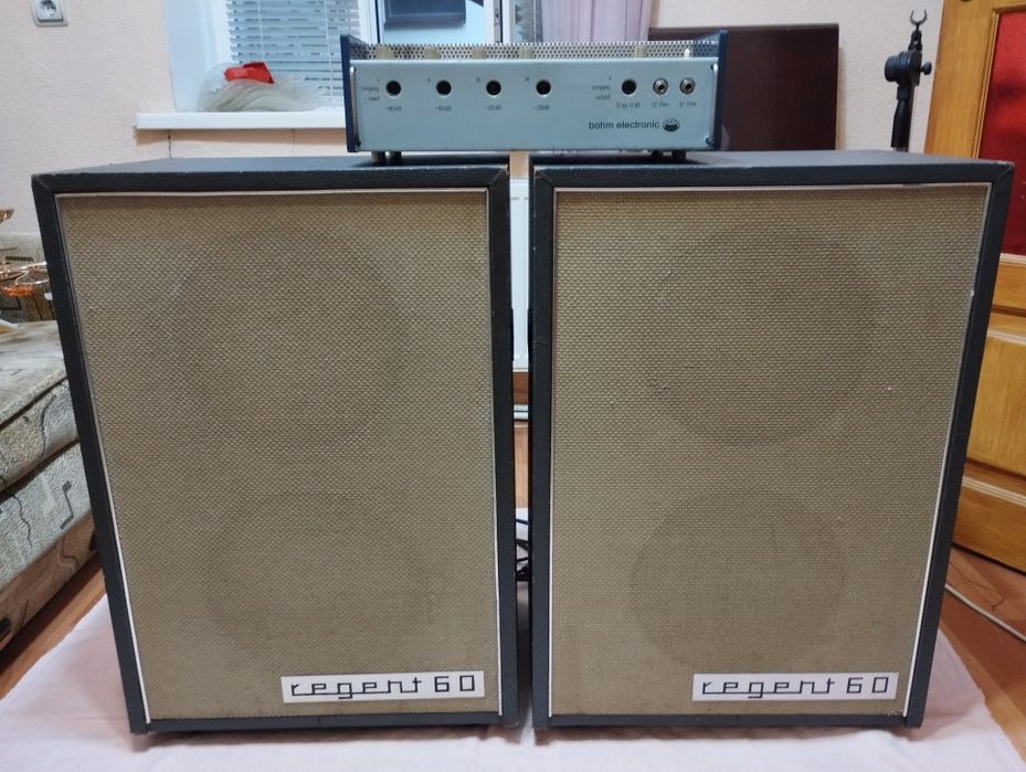 Регент60   Regent 60 ламповый усилитель с колонками.