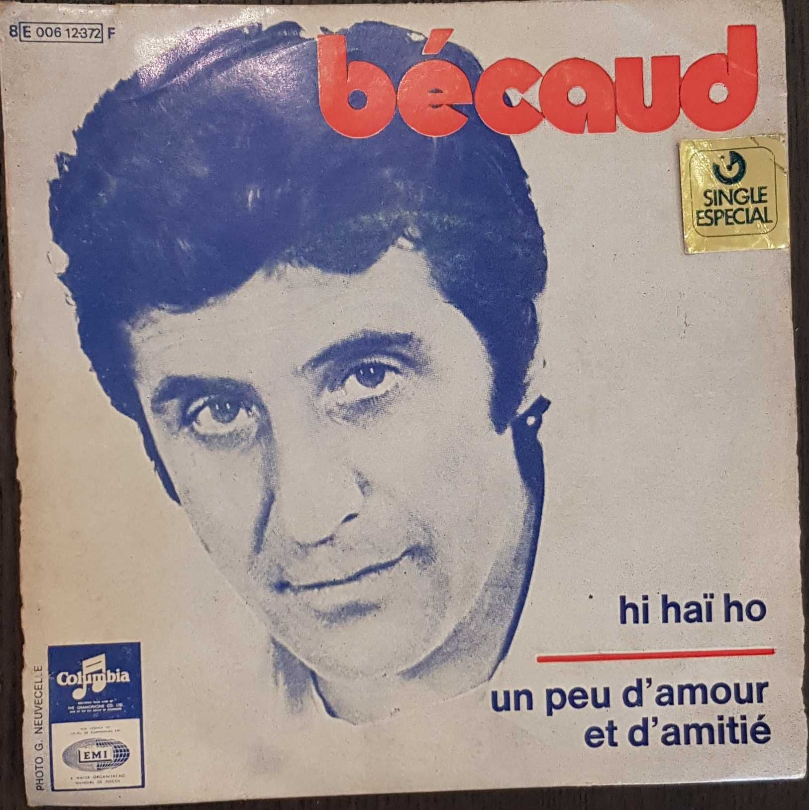Vinil Single - Gilbert Becaud - Hi Haï Ho