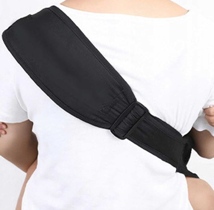 2w1 Mocne Nosidełko Dla Dziecka Boczne Nośne 15KG Regulowane Czarne