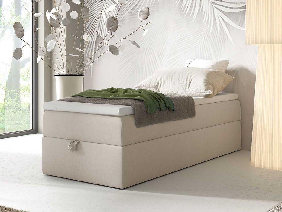 Łóżko KONTYNENTALNE SINGIEL bez wezgłowia 70x200 80x200 90x200 100x200