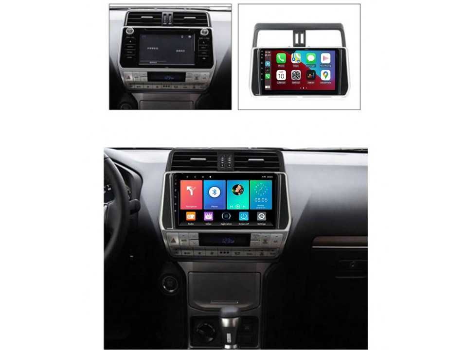 Radio samochodowe Android Toyota Prado (10.1", UV black) 2017.-2020