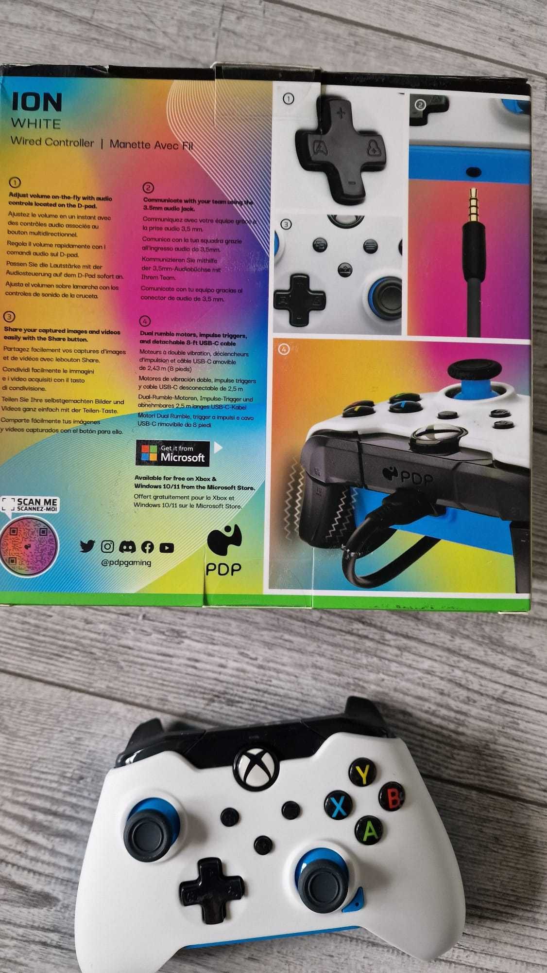 PDP przewodowy kontroler  biały for Xbox Series X|S , One