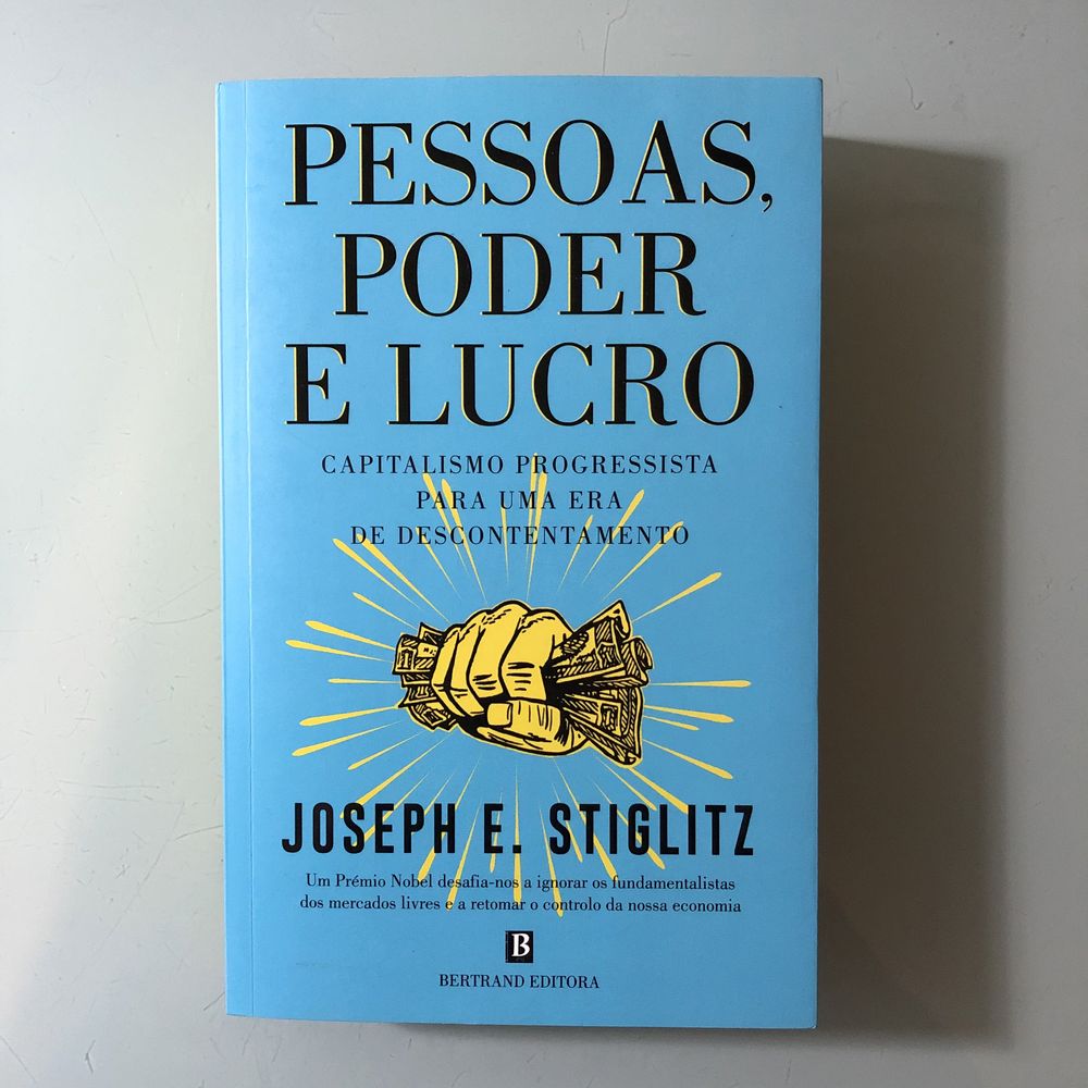 Livro Pessoas, Poder e Lucro - Joseph E. Stiglitz (NOVO)