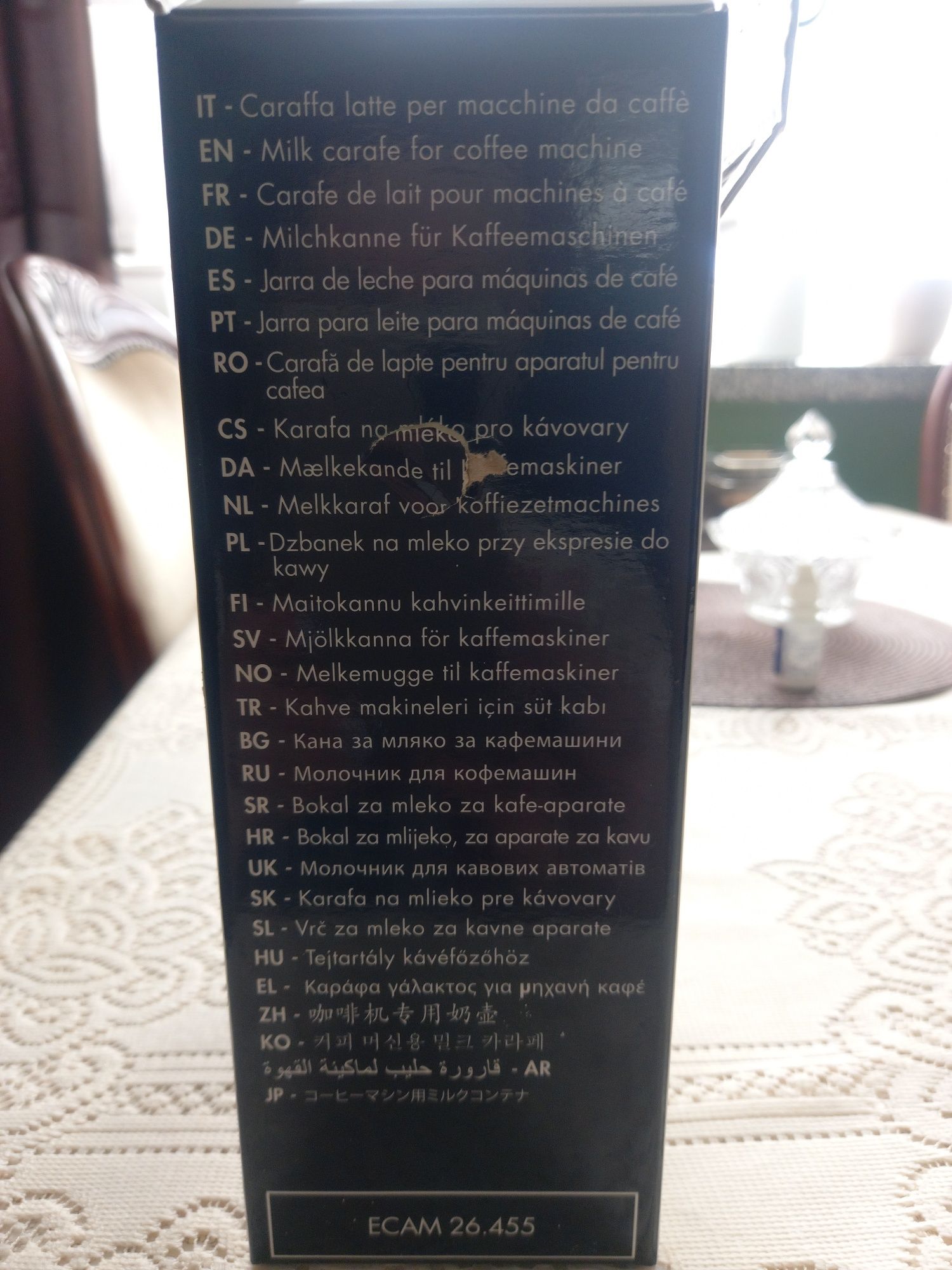Pojemnik na mleko do ekspresu