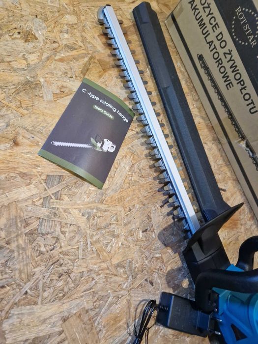 Nożyce do żywopłotu krzewów 2x aku 36v akumulatorowe 510mm