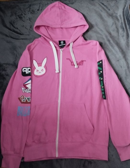 Худі на замку рожеве