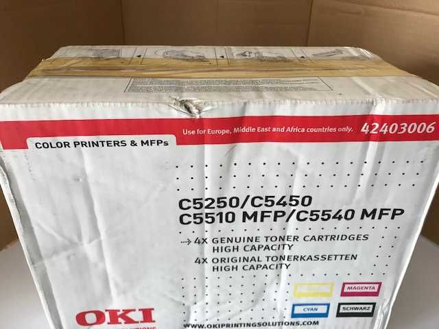 Toner OKI C5250 / C5450 / C5510 MFP / C5540 MFP - K/M/Y/C