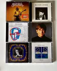 Conjunto de 7Cds. 5 Elton John e Santana (x2).O preço é do total.