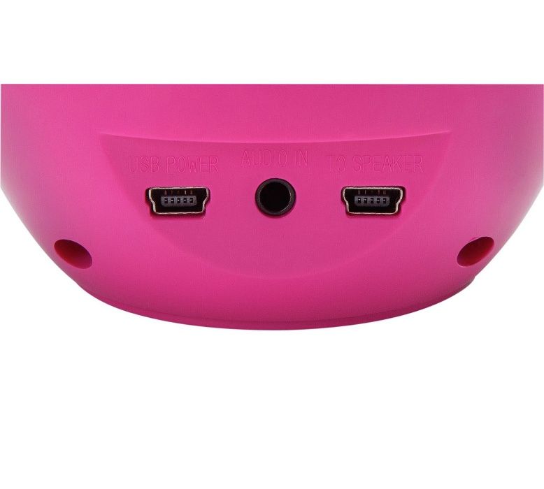 Głośniki Pretty Pink Tańcząca Woda Światło