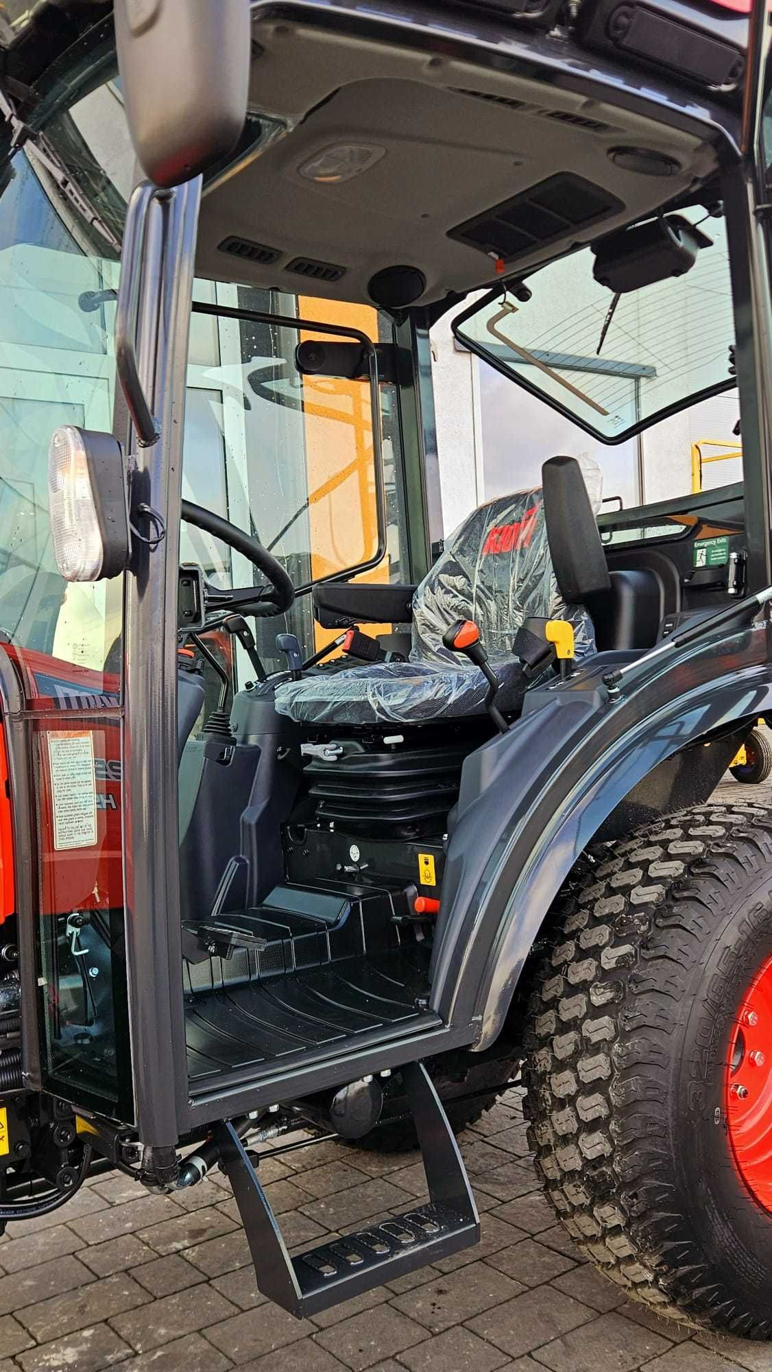 NOWY KIOTI CX2510 CH EU, 5 lat Gwarancji. Kabina, sadownik JAPAN TRAK