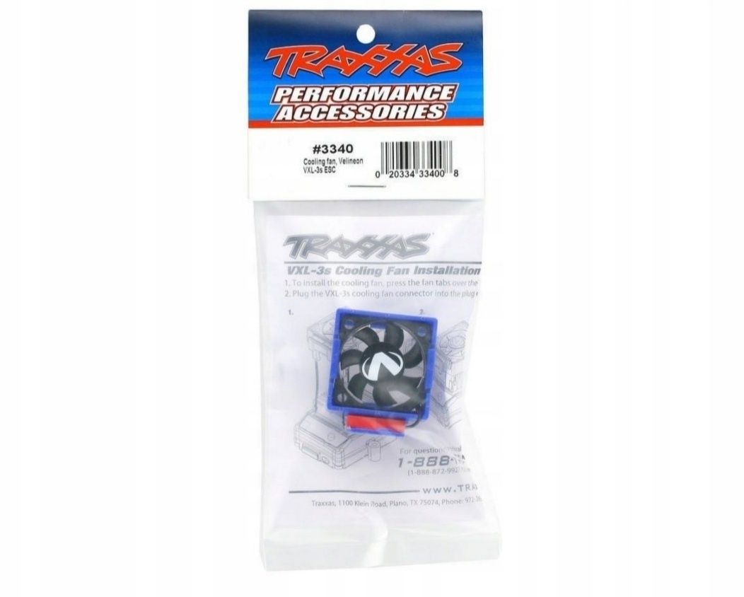 TRAXXAS Cooling van velineon vxl-3s/ wentylator do modeli RC