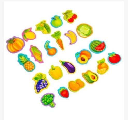 Магниты Vladi Toys : Ферма, Морские жители, Овощи и фрукты