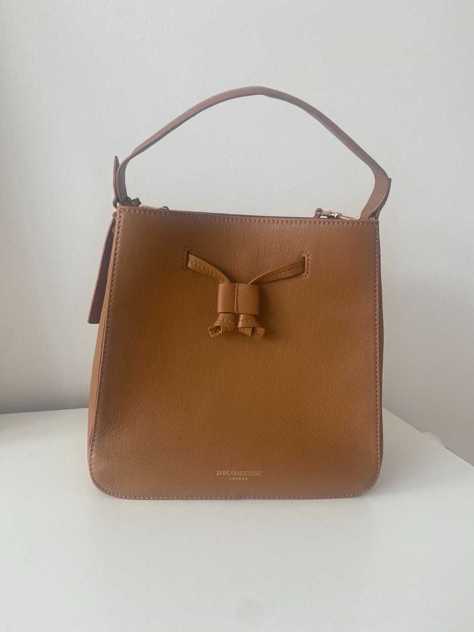 Bolsa Feminina de Couro Genuíno Paul Costelloe