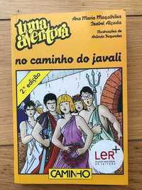 Livro "uma aventura - no caminho do javali" (com portes)