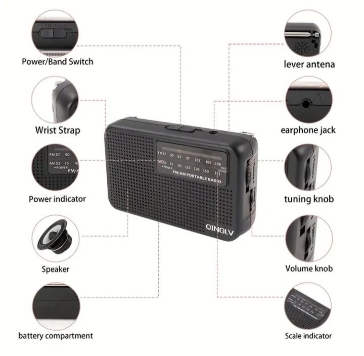 Mini Rádio FM/AM