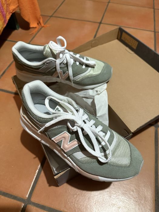 New Balance verde e rosa