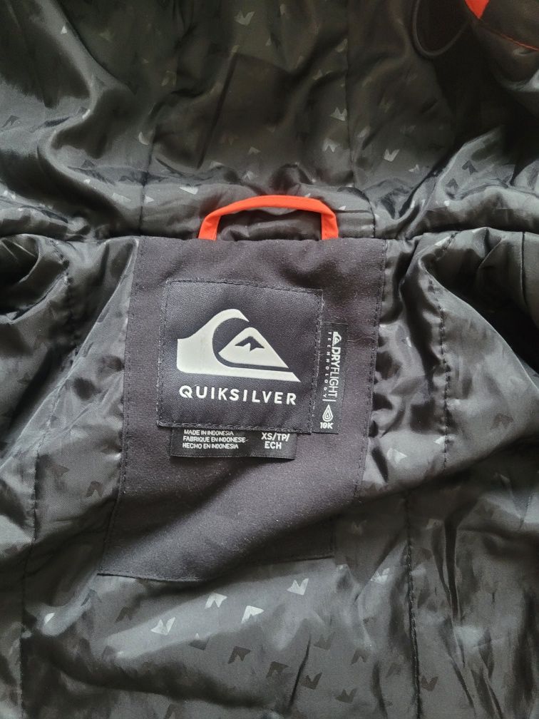 Kurtka Quicksilver narty, snowboard, podszewka, jak nowa