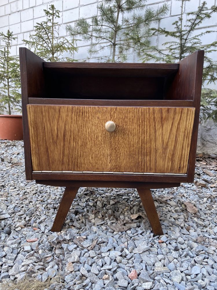 Тумбочка вінтажна mid century тумба