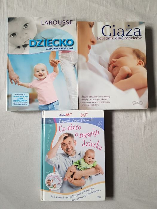 Pakiet 3 poradników Co nieco o rozwoju dziecka Zawitkowski i inne