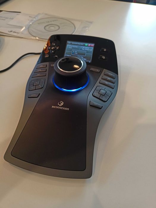 Spacemouse Pro z wyświetlaczem podłączenie USB, bez śladów używania
