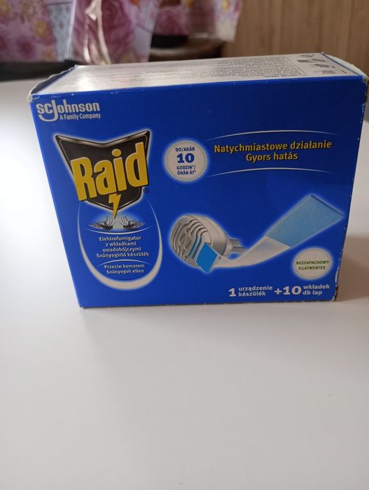 Raid przeciw komarom elektrofumigator z wkładkami owadobójczymi