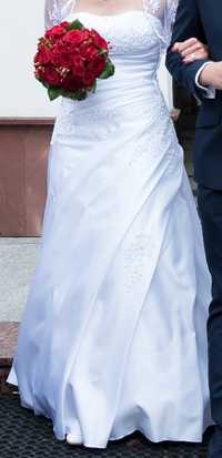 Suknia ślubna White Lady rozmiar 34 + bolerko