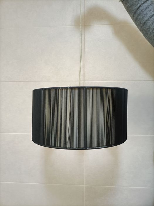 Candeeiro - preto teto